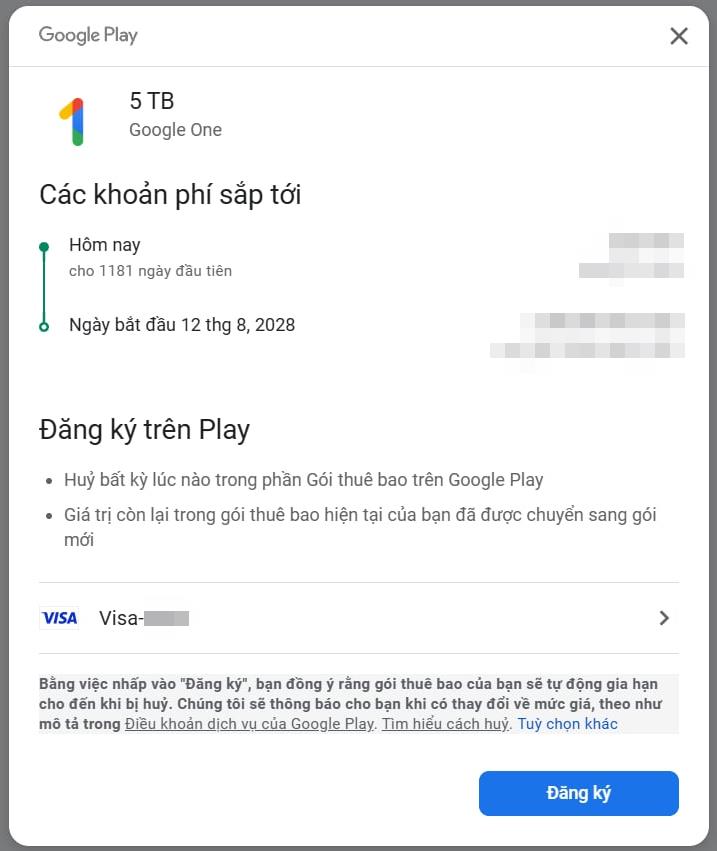 google one miễn phí